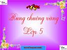Rung chuong vang lop 5